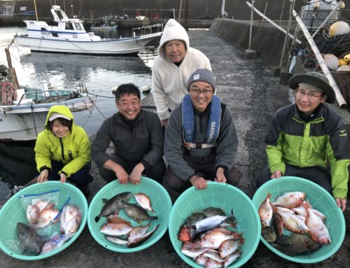 カワハギ＆コマセ五目